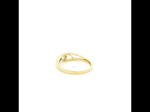 9K Modern Luxe Diamond Women Ring