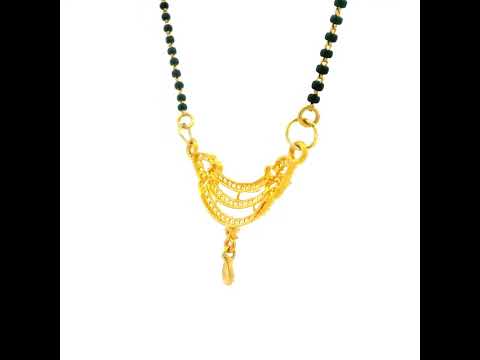 Dazzling Elegance 22K Gold Mangalsutra Pendant
