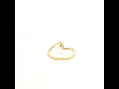 Magnetic Shine 9K Diamond Ring
