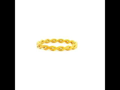 Interlocked 22K Gold Ring