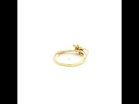 Bloom and Dazzle 9K Diamond Ring
