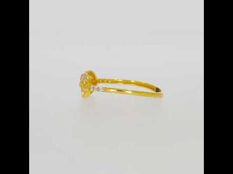 Infinity'S Embrace Gold Ring