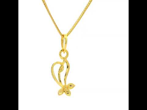Golden Vine Gold Pendant 14K