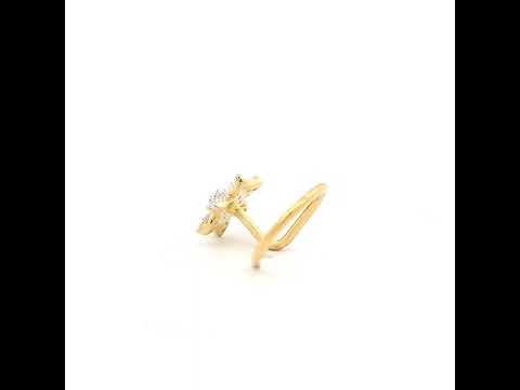 Dazzling Elegance Gold Nosepins