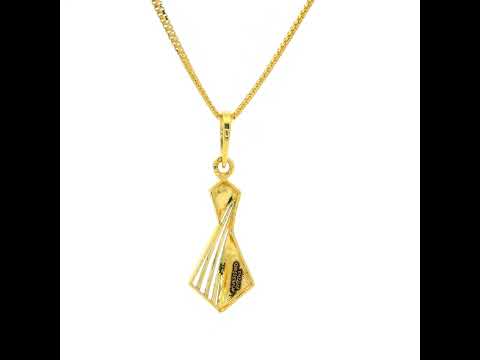 Ritzy Shine Gold Pendant