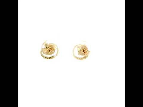 Celestial Bloom 9K Diamond Studs