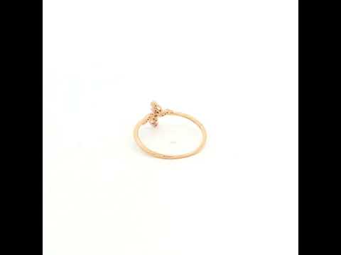 Delicate Whisper 14K Diamond Ring
