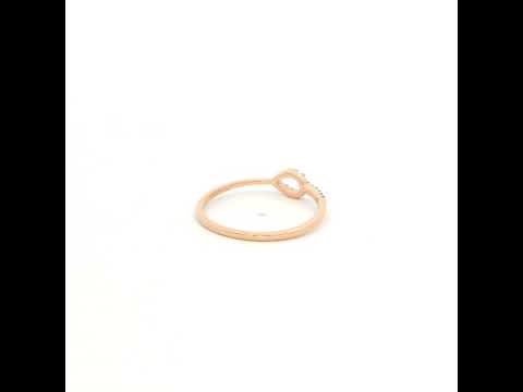 Gentle Spark Diamond Ring 14K