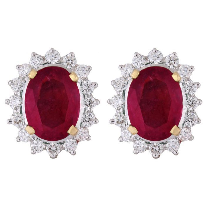 The Drina Stud Diamond Earrings