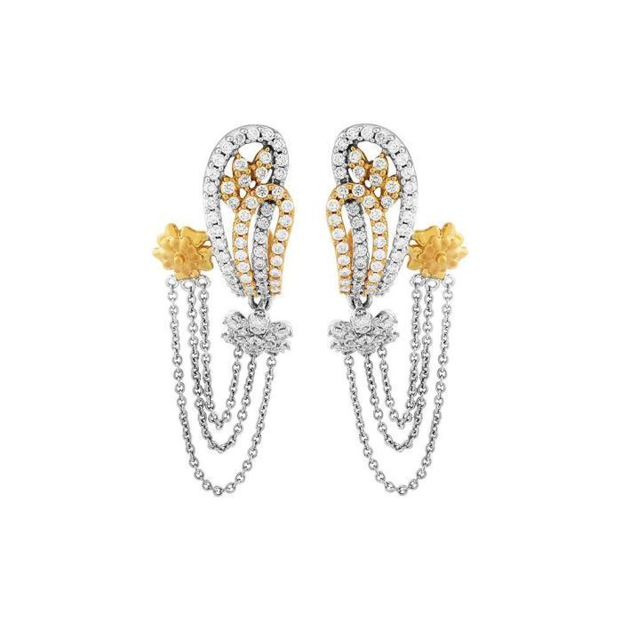 Shipra Diamond Earring with Free Gold Coin