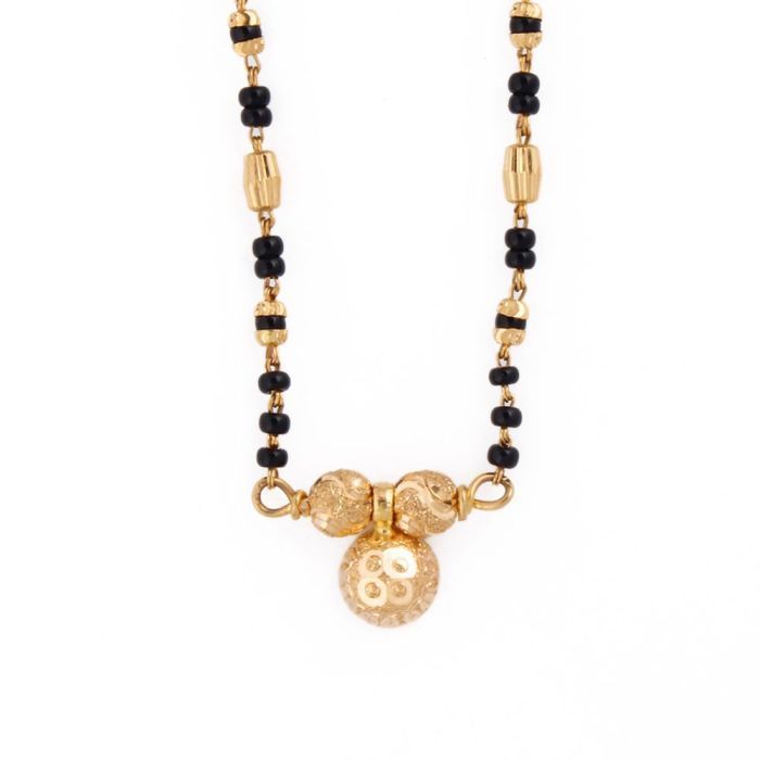 Gold Mangalsutra with Free Gold Coin