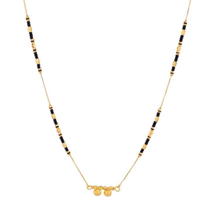 Gold Mangalsutra with Free Gold Coin