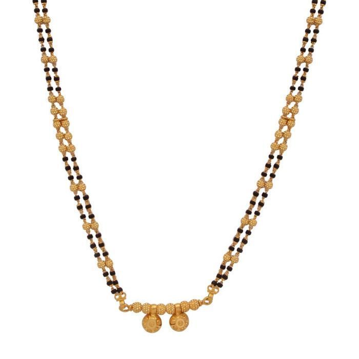 Gold Mangalsutra with Free Gold Coin