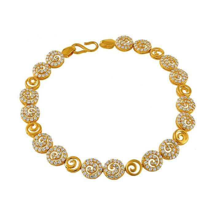 Gold Bracelet with Free Gold Coin