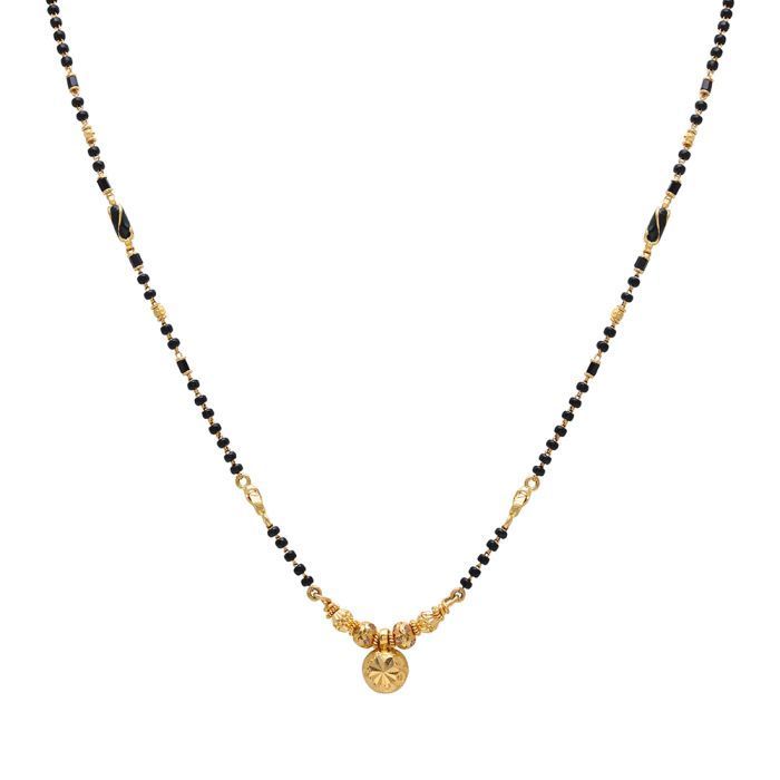 Gold Mangalsutra with Free Gold Coin