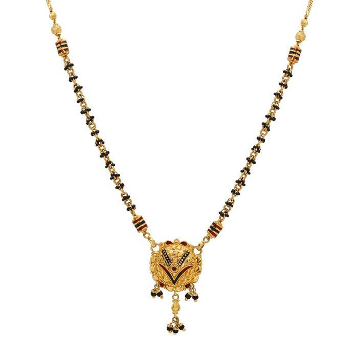 Gold Mangalsutra with Free Gold Coin