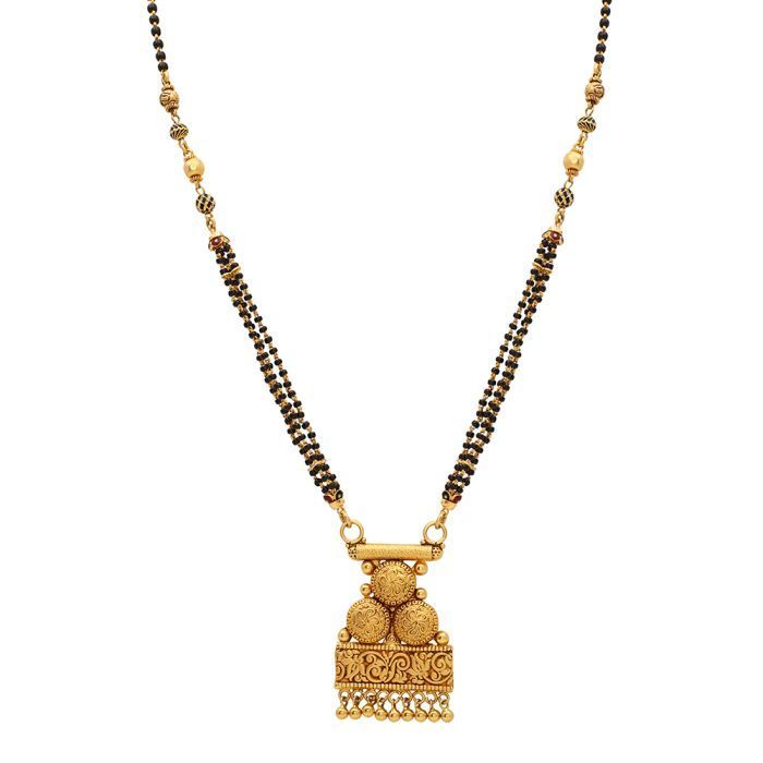 Gold Mangalsutra with Free Gold Coin