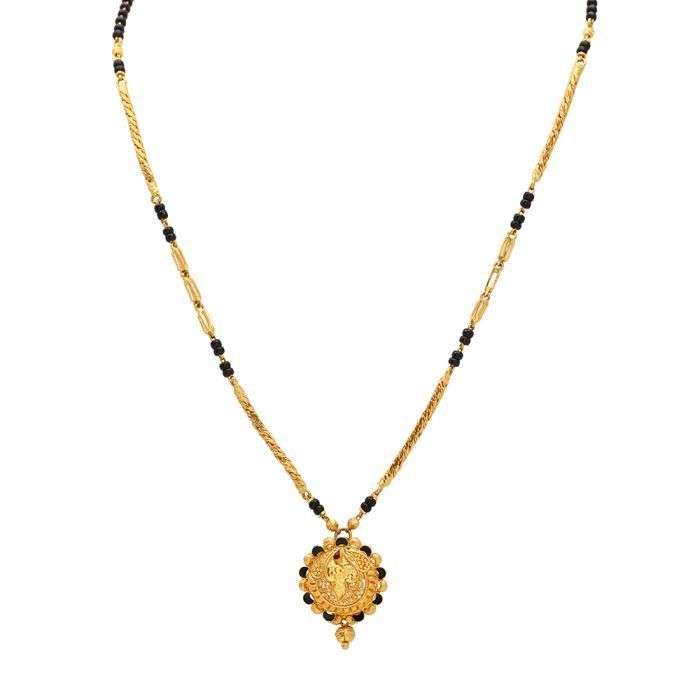 Gold Mangalsutra with Free Gold Coin