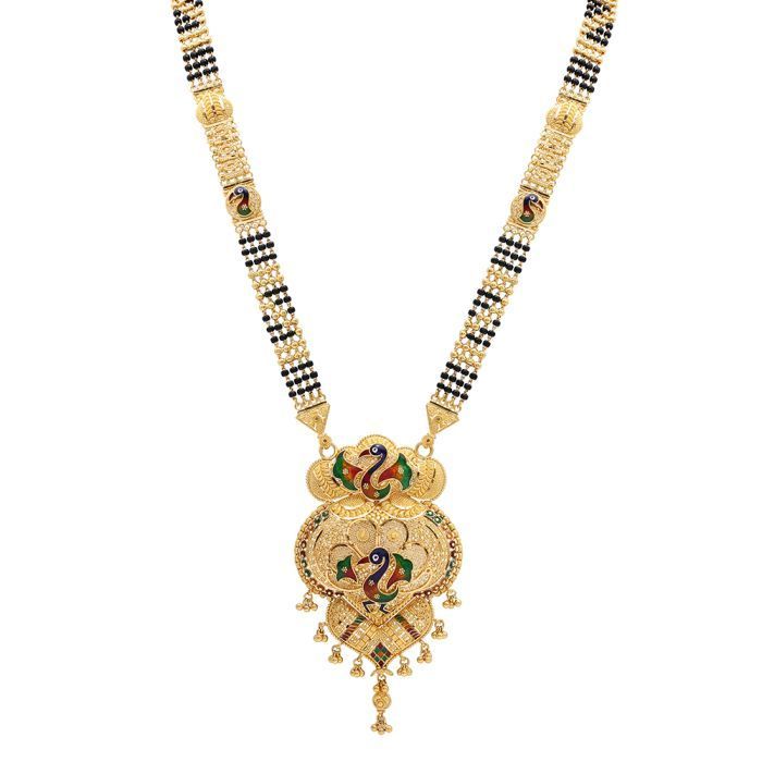 Gold Mangalsutra with Free Gold Coin