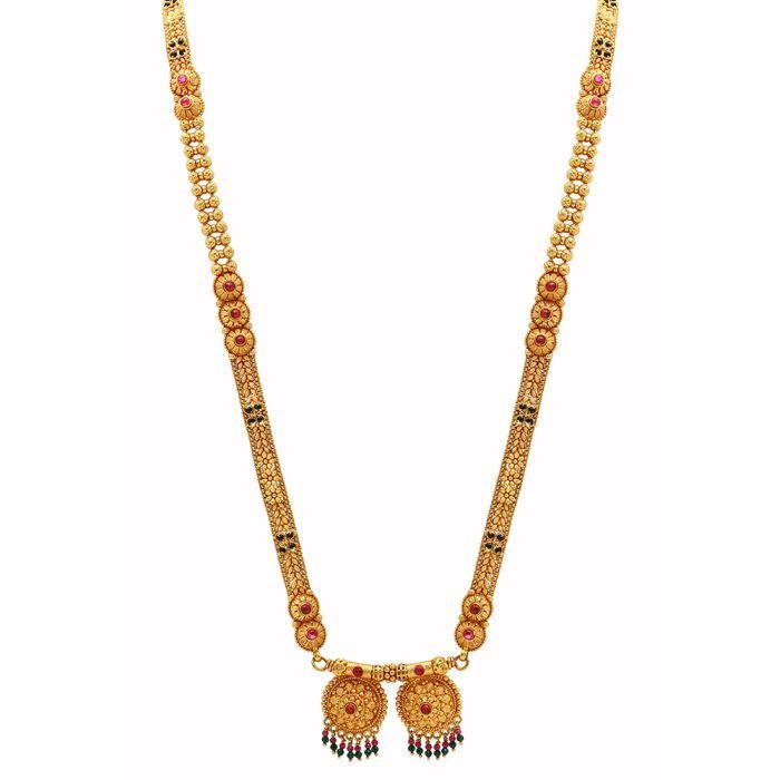 Gold Mangalsutra with Free Gold Coin