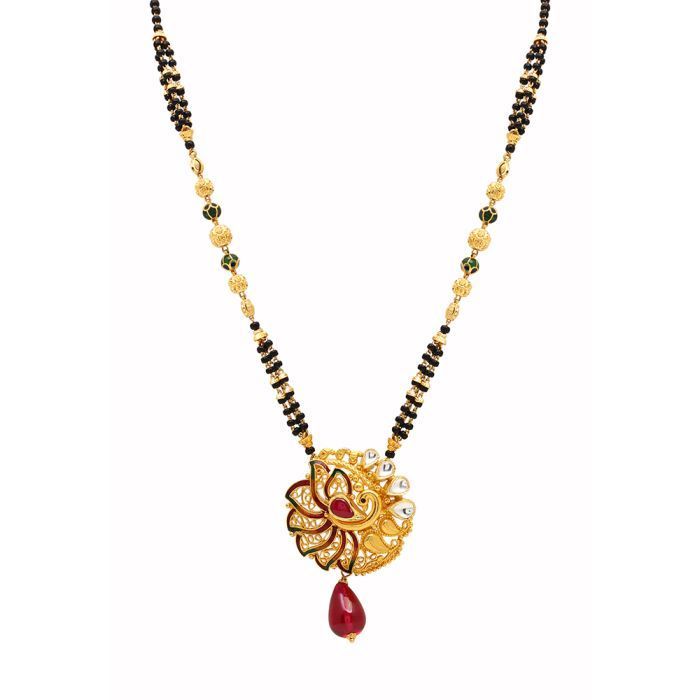 Gold Mangalsutra with Free Gold Coin