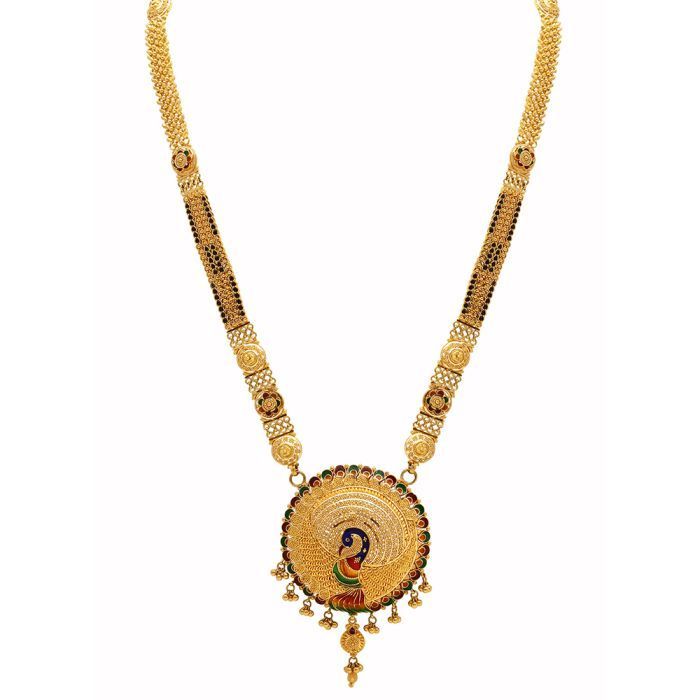 Gold Mangalsutra with Free Gold Coin