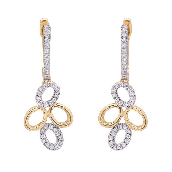 Diamond Essentials Earring with Free Gold Coin