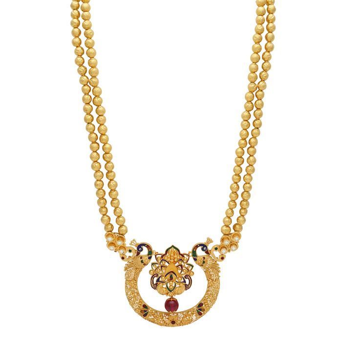 Navinya Collection Necklace with Free Gold Coin