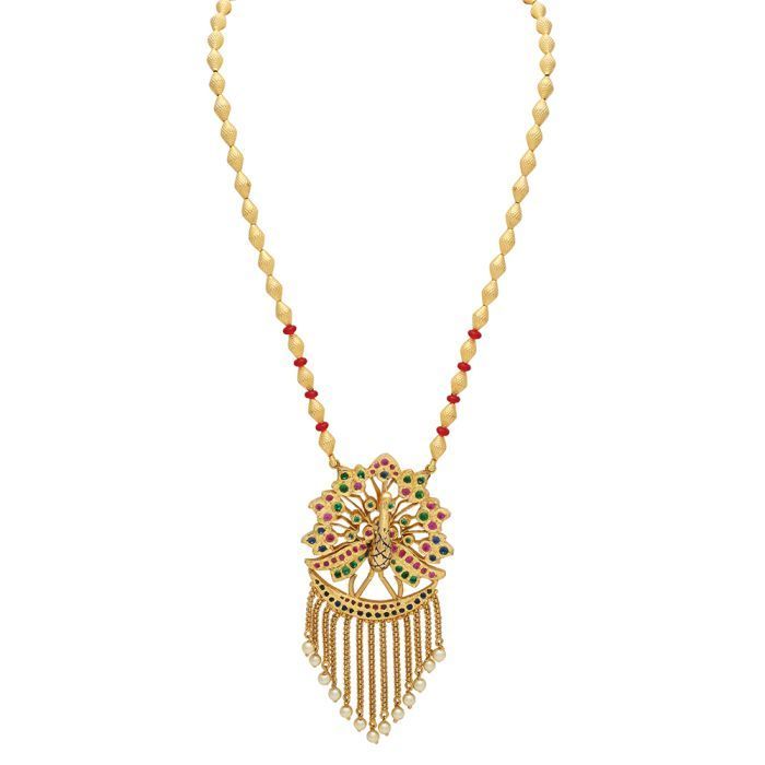 Navinya Collection Necklace with Free Gold Coin