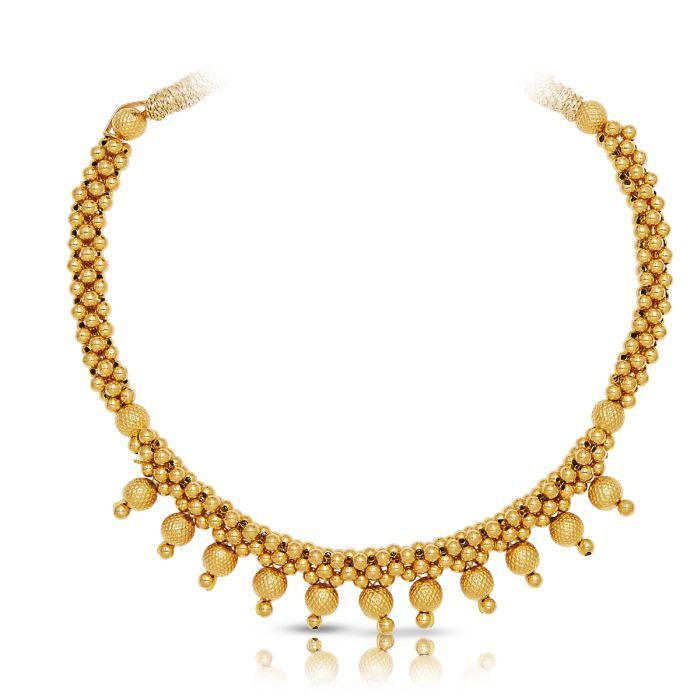 Gold Thushi Necklace with Free Gold Coin