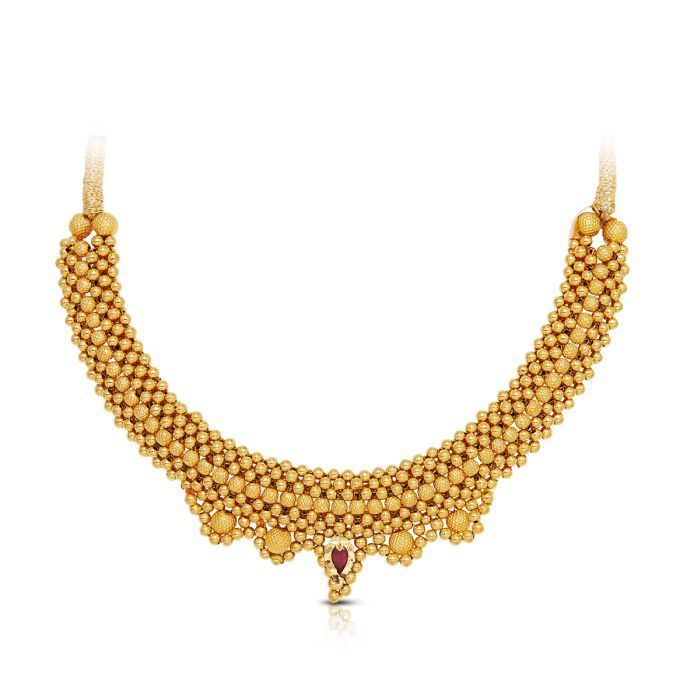 Gold Thushi Necklace