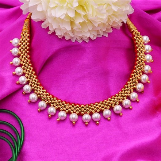 Gold Thushi Necklace