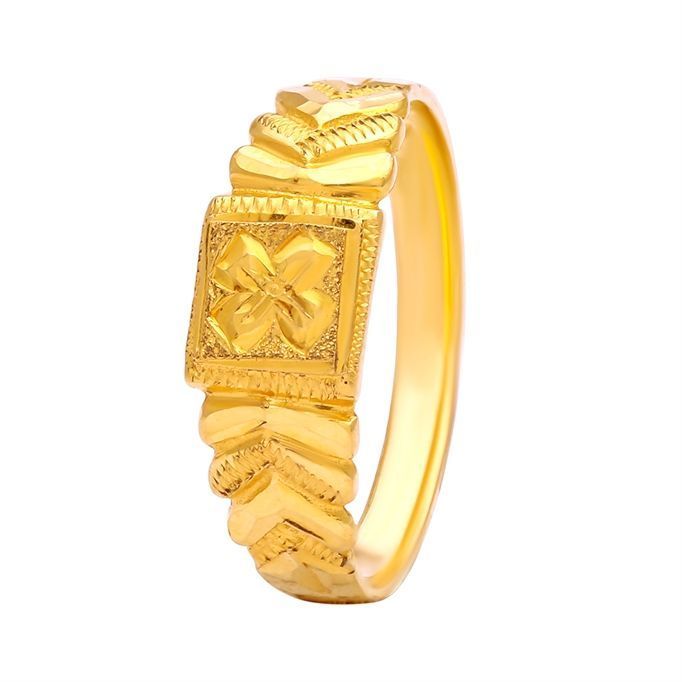 Gold Casting Ring For Everyday with Free Gold Coin