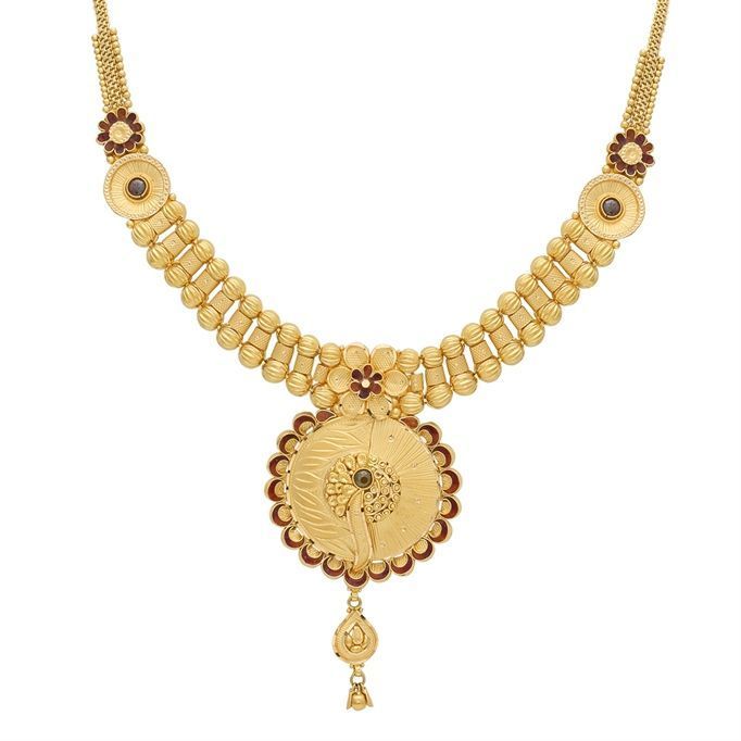 Indo-Western Style Bridal Necklace Treds For The Modern Indian Bride with Free Gold Coin