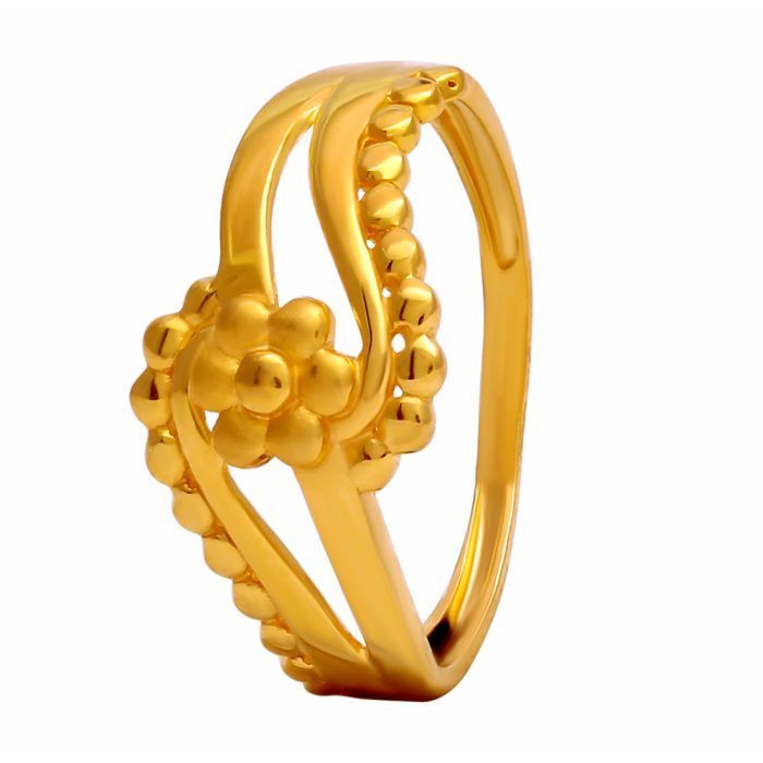 Beautiful Crafted Floral Design For Ladies Ring All Type Of Occasions with Free Gold Coin