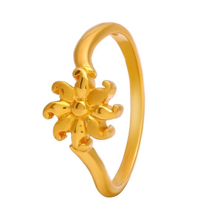 Beautiful Crafted Floral Design For Ladies Ring All Type Of Occasions with Free Gold Coin