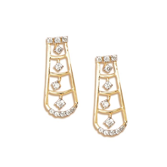 Diamond Earring with Free Gold Coin