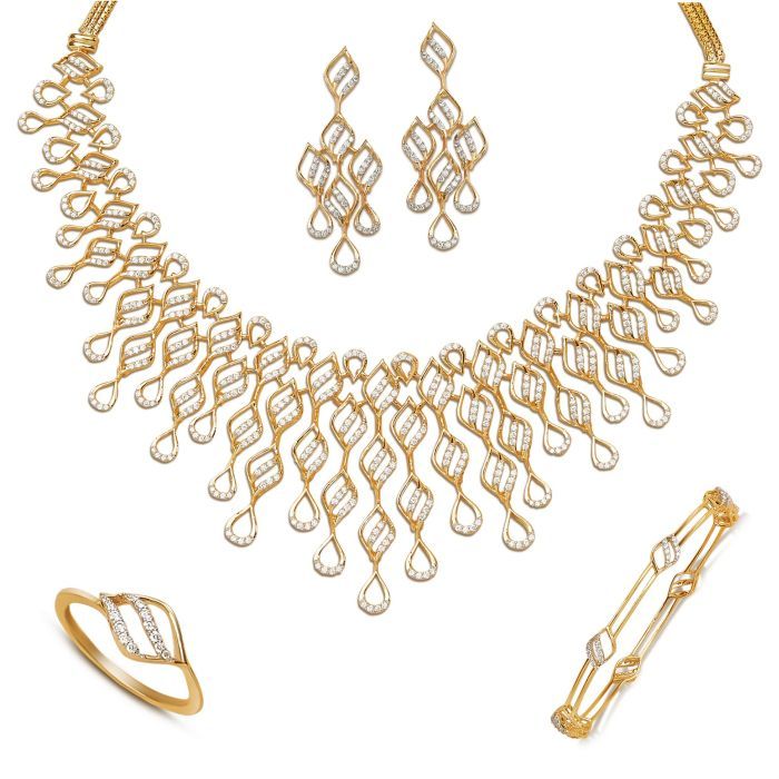 Wedding Jewelry Classic Indian Bridal Necklace Set