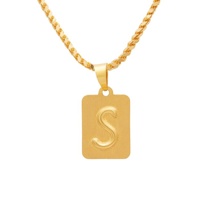 S Letter Pendant