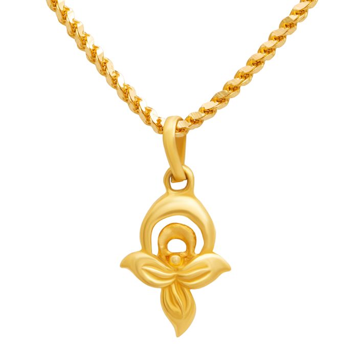 Gold Pendant with Free Gold Coin