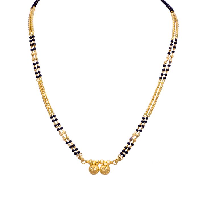 Gold Mangalsutra with Free Gold Coin