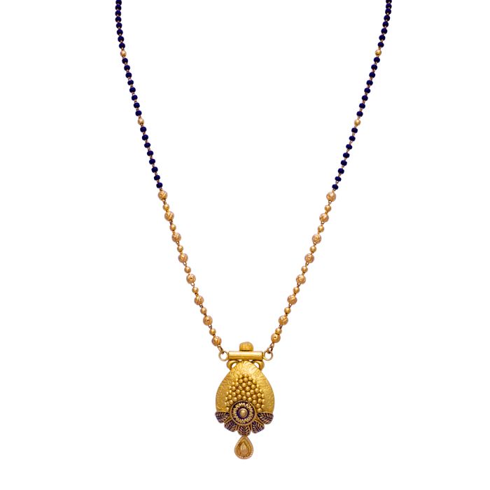 Gold Mangalsutra with Free Gold Coin