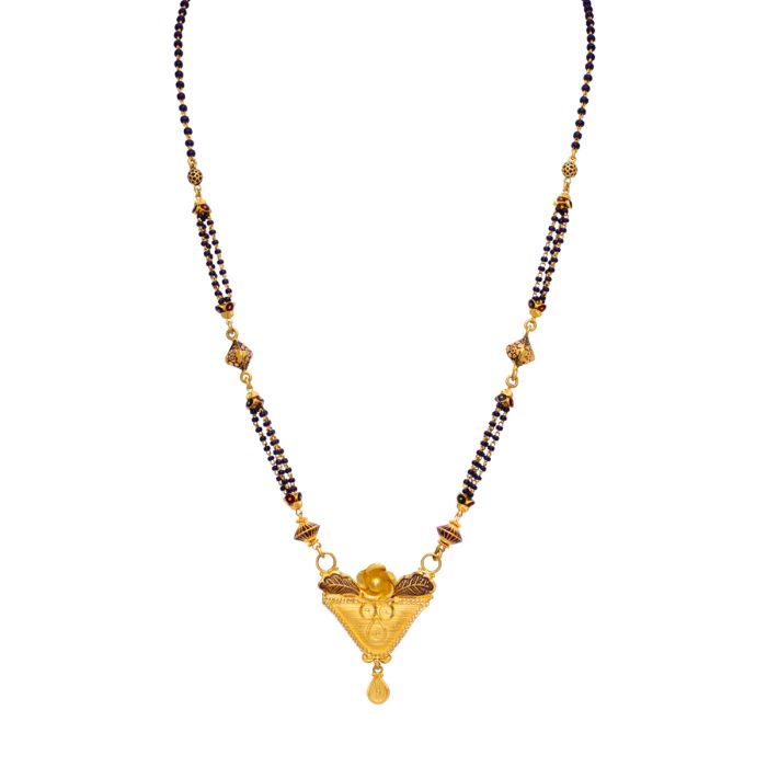 Gold Mangalsutra with Free Gold Coin