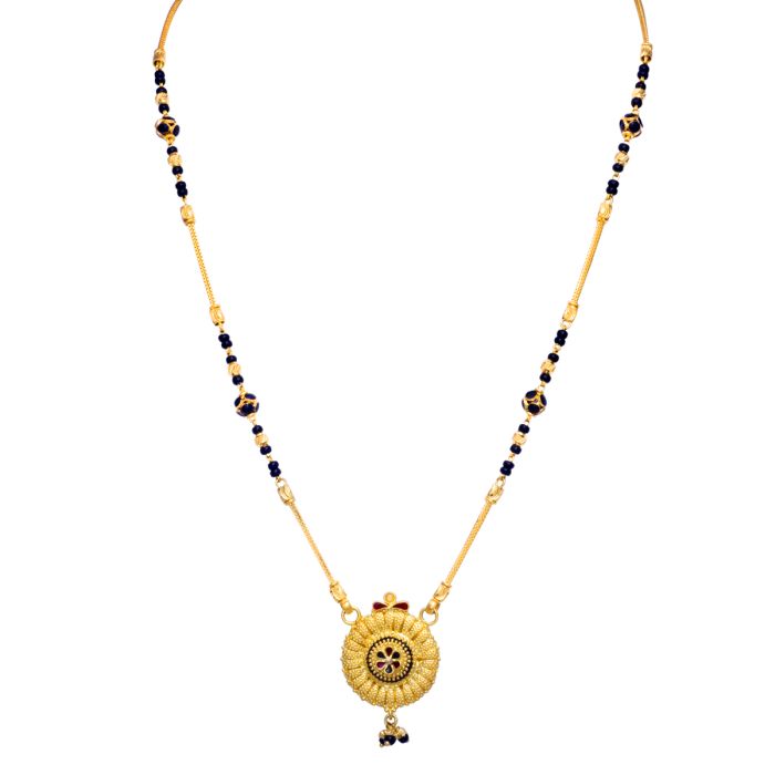 Gold Mangalsutra with Free Gold Coin