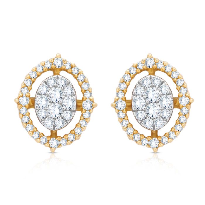 Divya Diamond Earring with Free Gold Coin