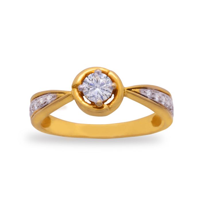 Ek Tara Diamond Ring with Free Gold Coin