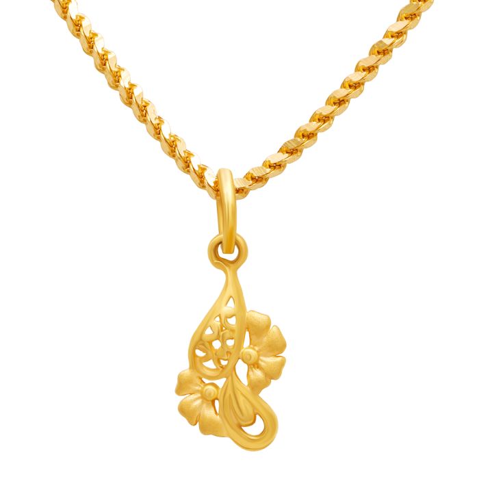 Gold Pendant with Free Gold Coin