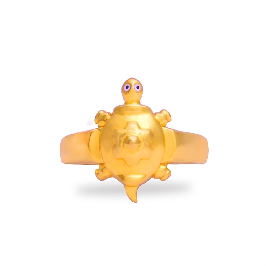 Turtle Gold Ring For Men