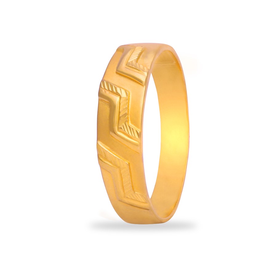 Gold Ring For Men with Free Gold Coin