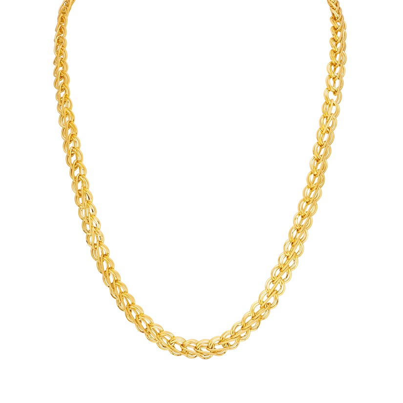 Majestic Links 22KT Gold Chain with Free Gold Coin